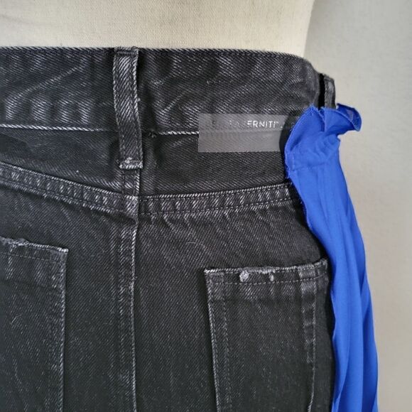 Unravel Project Ben Taverniti Denim Scarf Jeans Skirt 26 S NEW - Picture 7 of 15